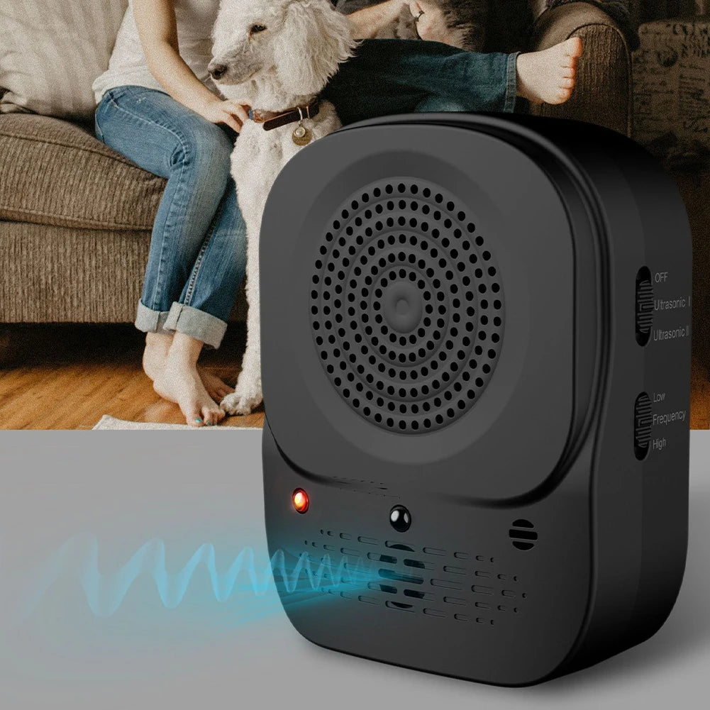 Ultrasonic Dog Barking Stop Device – 4-Level Anti-Bark Training Tool