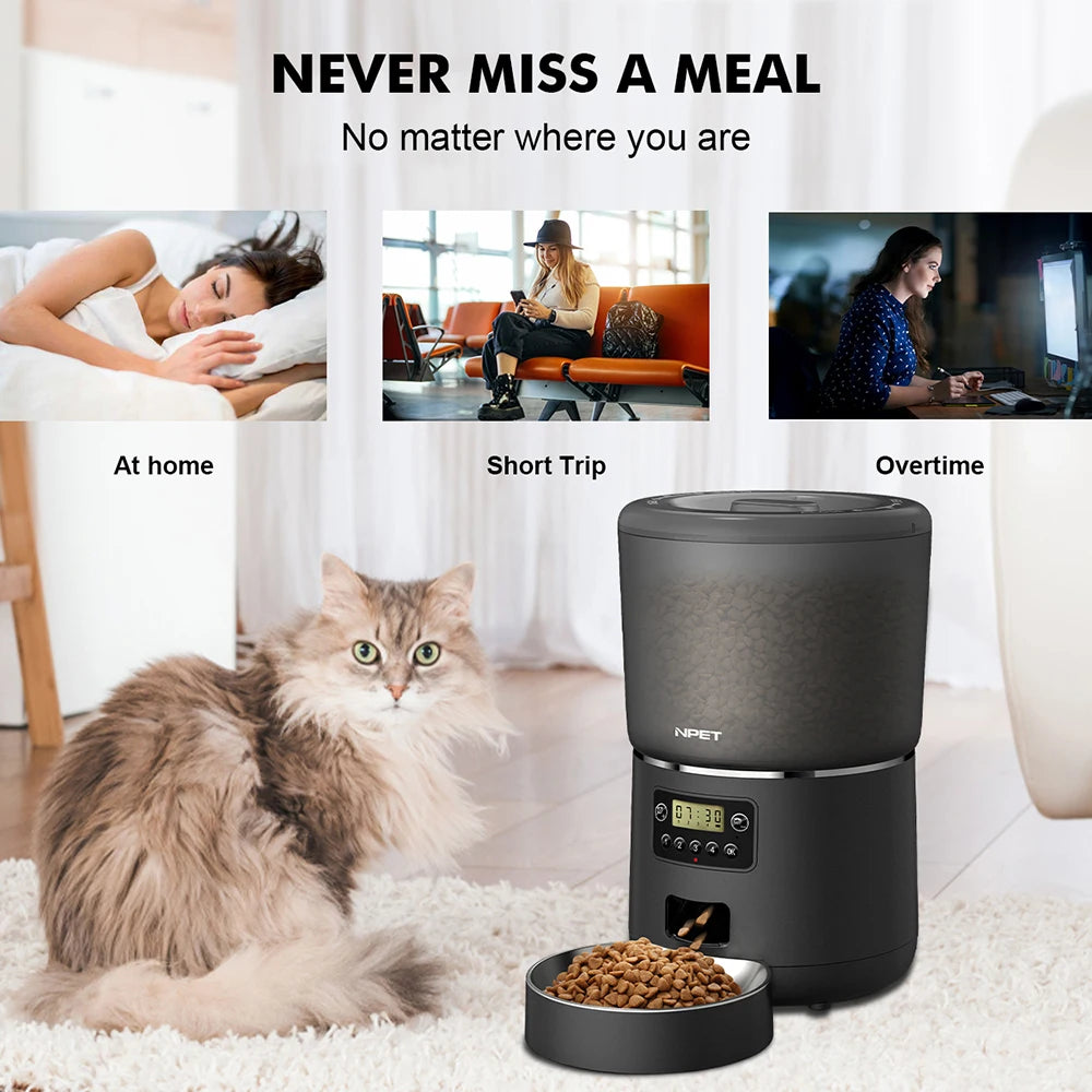 NPET 4L Smart Pet Feeder – Customized Healthy Meals