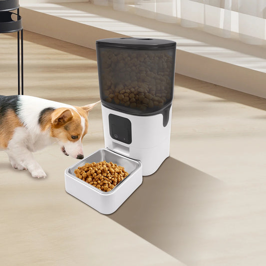 6L Smart Automatic Pet Feeder – App-Controlled Food Dispenser for Cats & Dogs