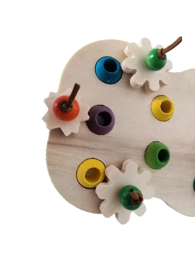 Parrot Chew Toy – Interactive Educational Trainer for Large Birds