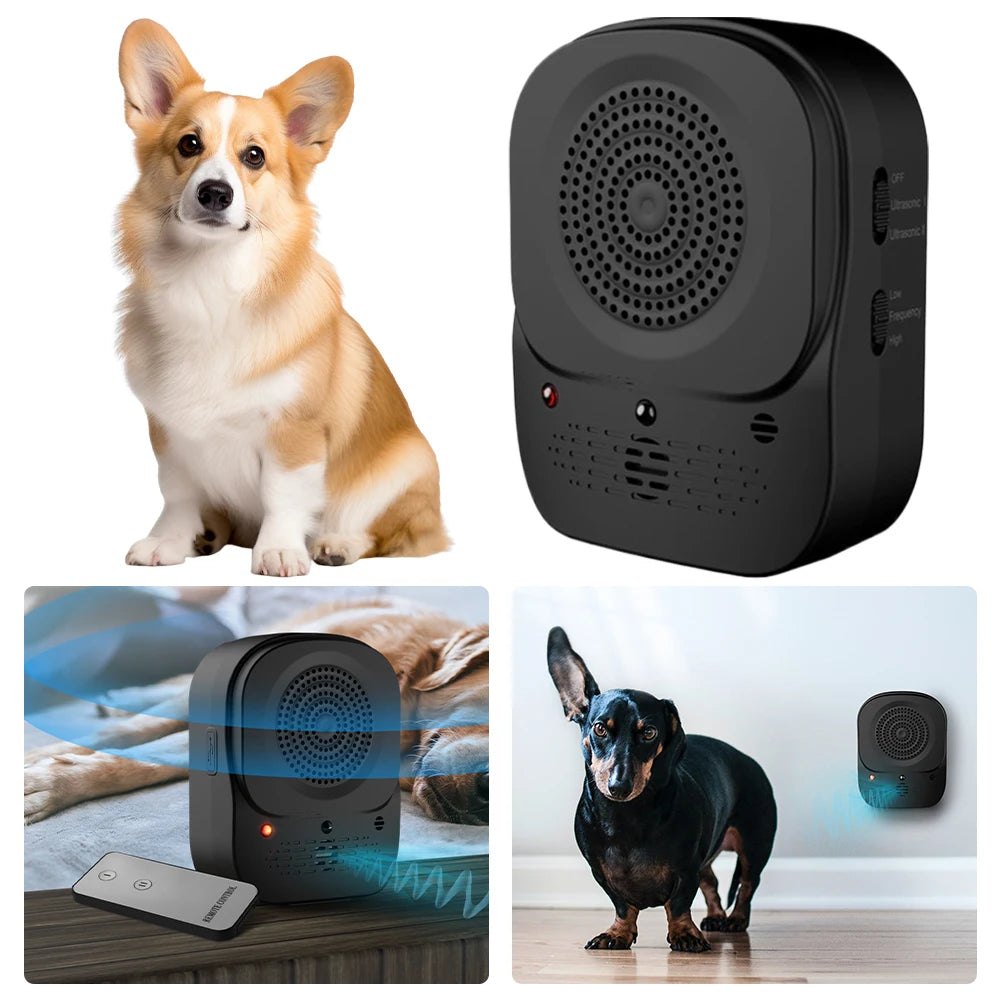 Ultrasonic Dog Barking Stop Device – 4-Level Anti-Bark Training Tool