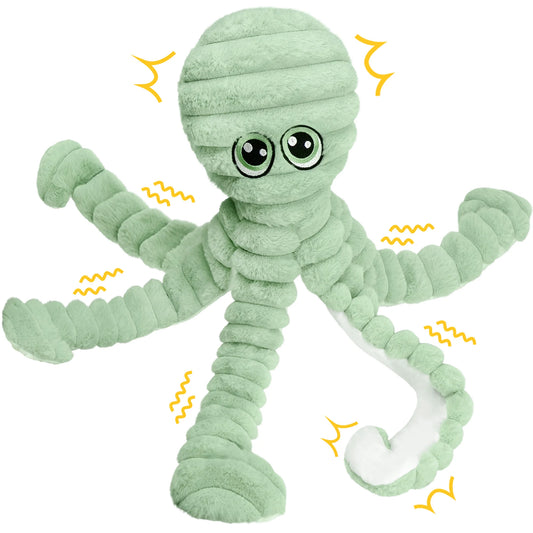 Octopus Plush Chew Toy – Interactive Squeaky Toy for Dogs