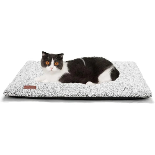 Self-Warming Cat Bed – Extra Warm Thermal Pet Mat with Removable Cover