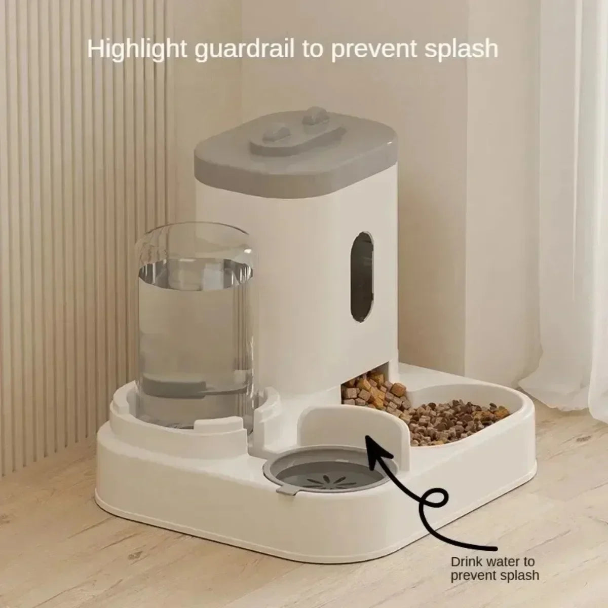 Automatic Pet Feeder & Water Fountain – Large Capacity