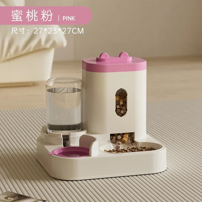 Automatic Pet Feeder & Water Fountain – Large Capacity