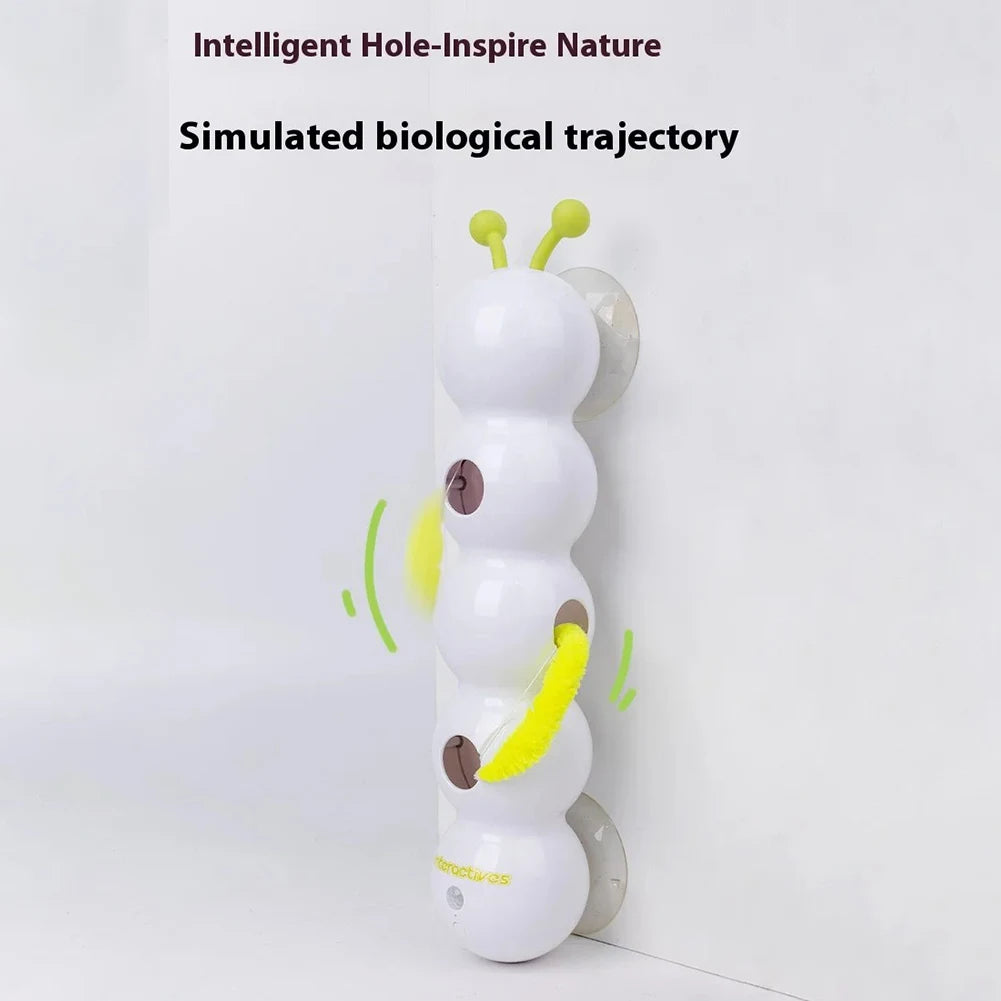Intelligent Caterpillar Interactive Cat Toy – Motion Activated & USB Rechargeable