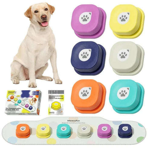 Mewoofun Voice Recording Button – Interactive Pet Communication Toy