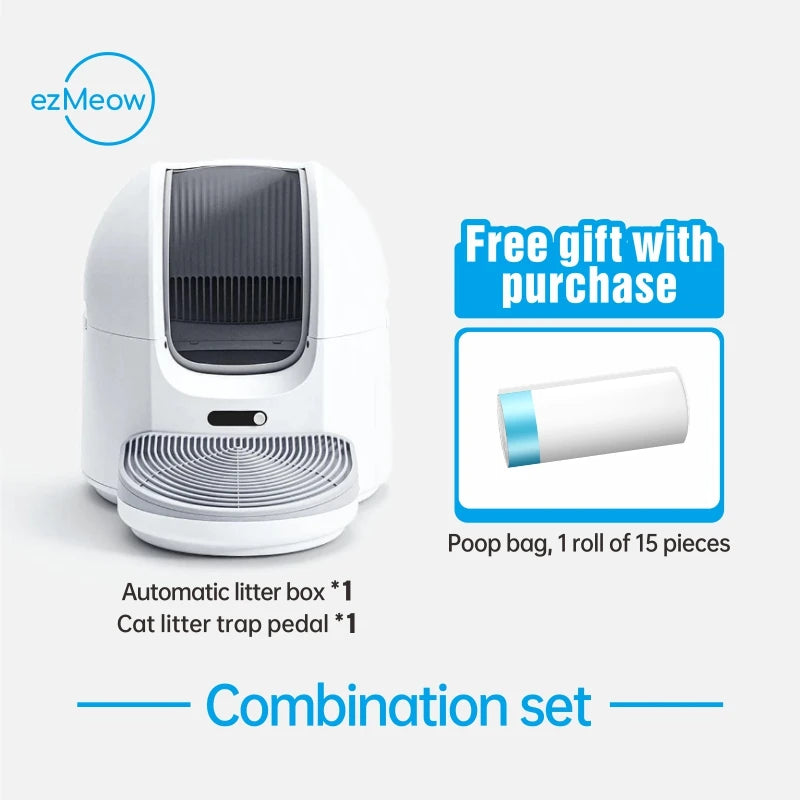 Automatic Smart Cat Litter Box – Electric Cleaning with Ozone Deodorization