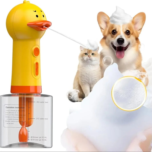 Electric Dog Shampoo Dispenser – Foaming Sprayer for Pets