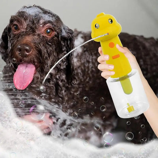 Automatic Dog Shampoo Dispenser – Rechargeable Foaming Sprayer for Pets