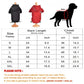 Autumn Winter Waterproof Dog Coat – Warm Cotton Hoodie with Reflective Design