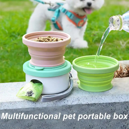 Folding Dog Travel Bowl – Portable & Convenient