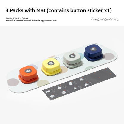 Mewoofun Voice Recording Button – Interactive Pet Communication Toy