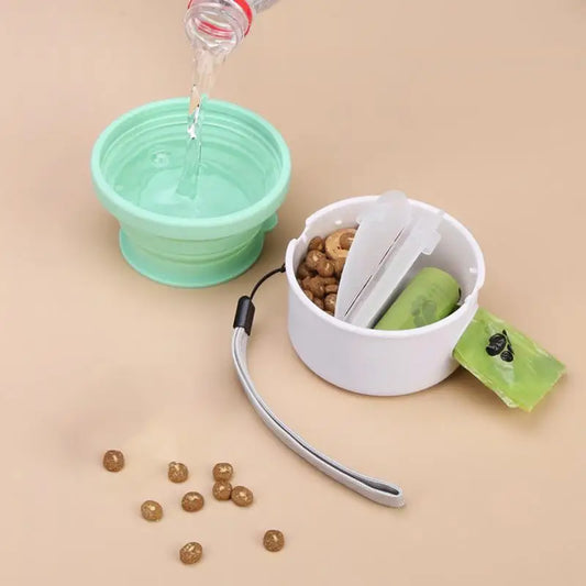 Folding Dog Travel Bowl – Portable & Convenient