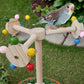 Interactive Bird Perch Toy – Rotating Ball & Windmill Foraging Toy