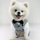 Dog Wedding Tuxedo Shirt – Puppy Suit with Bow Tie for Special Occasions