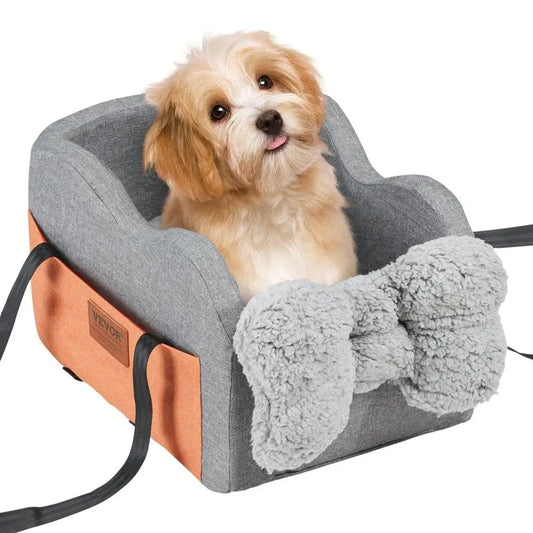 Dog Car Seat Booster – Cozy & Safe Travel for Small Pets